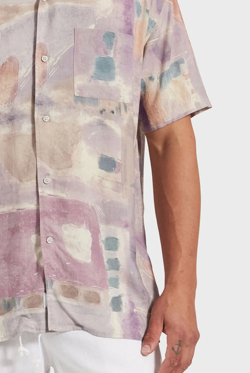 Short Sleeve Shirt-Multicolor