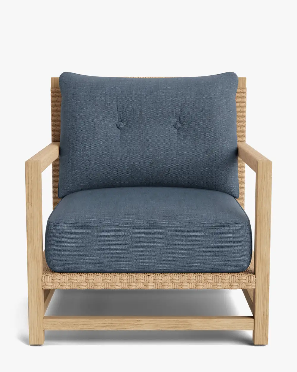 Organic Teak Outdoor Lounge Chair