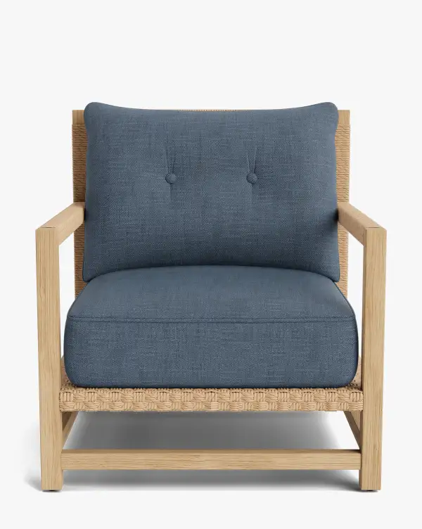 Organic Teak Outdoor Lounge Chair