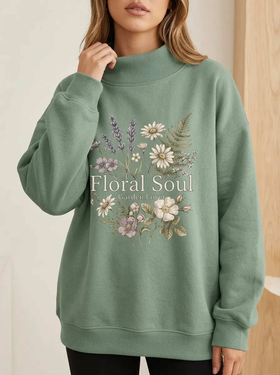 Floral Soul Garden Sweatshirt