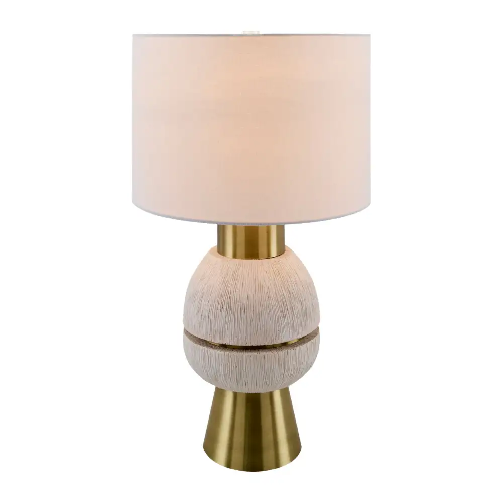 Stacked Base Modern Table Lamp