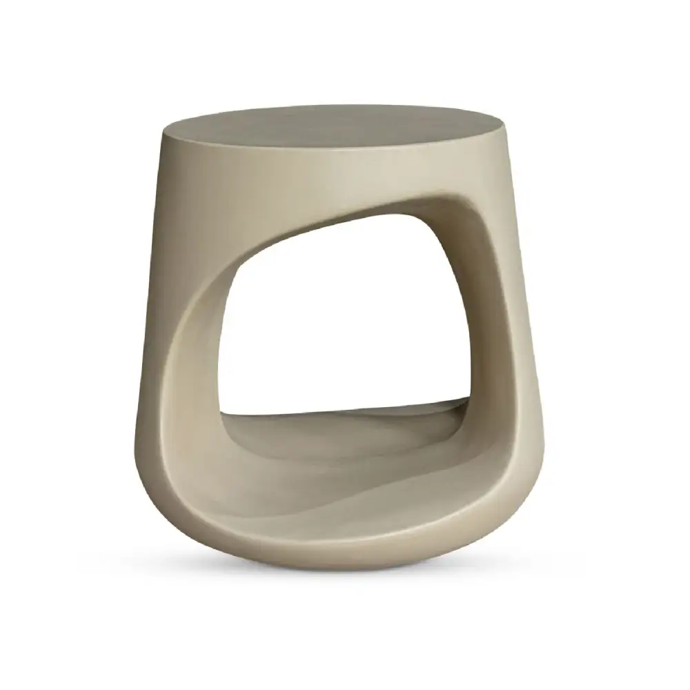 Monolithic Concrete Indoor/Outdoor Stool