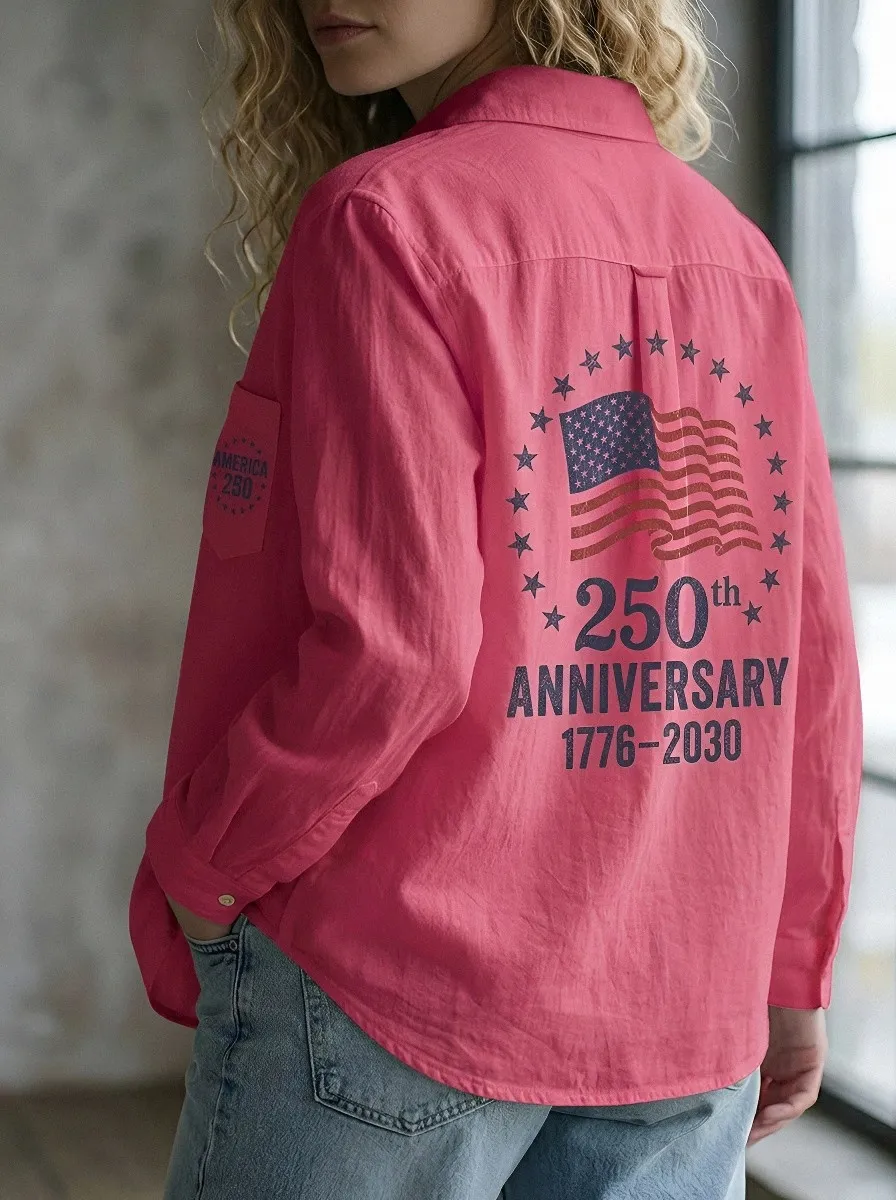 Usa Th Anniversary Casual Shirt Casual