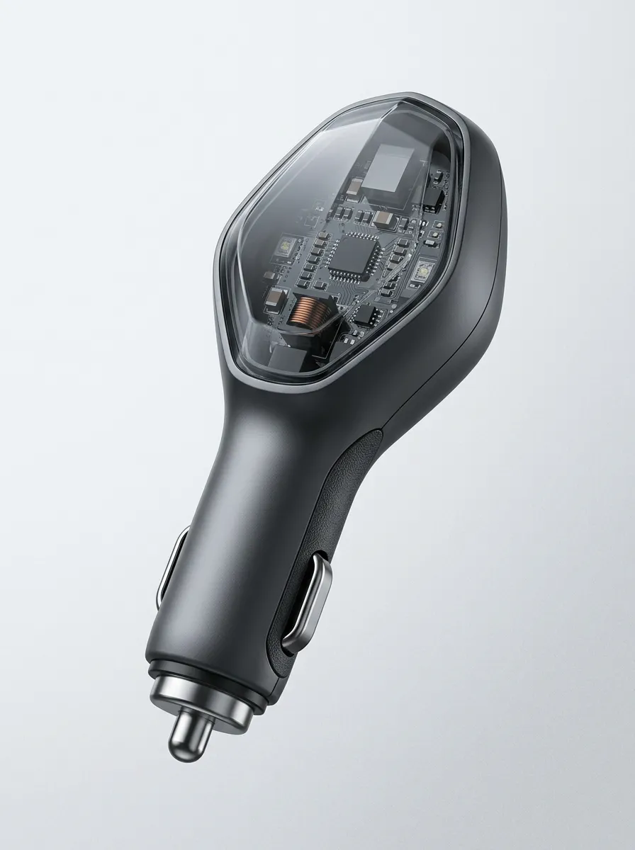 Transparent Circuit Car Fuel Saver Electronic Plug-In Device for Personal Vehicles