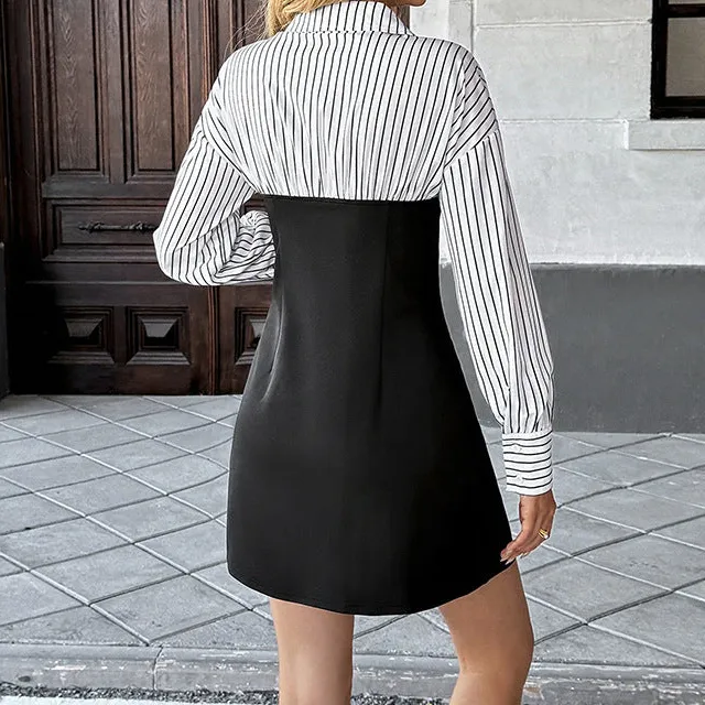 Women's Layered Shirt Dress