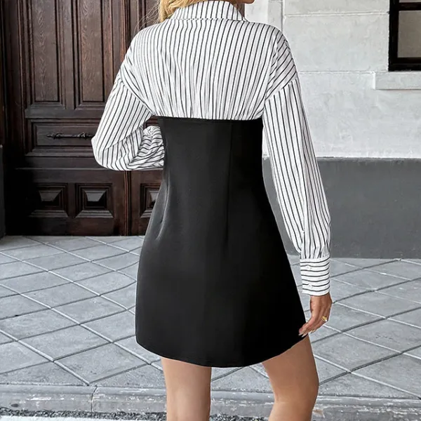 Women's Layered Shirt Dress