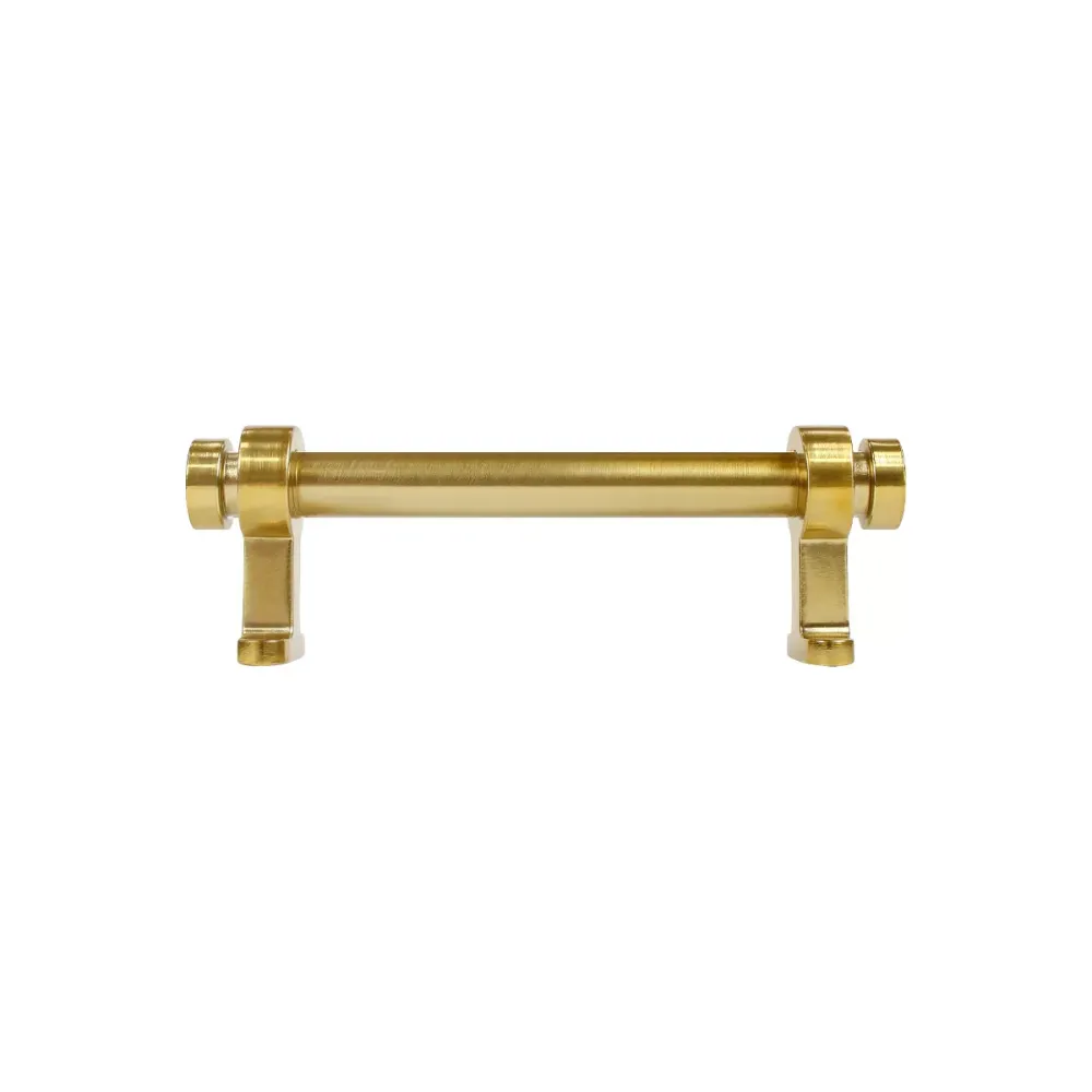 8-Piece Brass Cabinet Drawer Pull Set 3-Inch