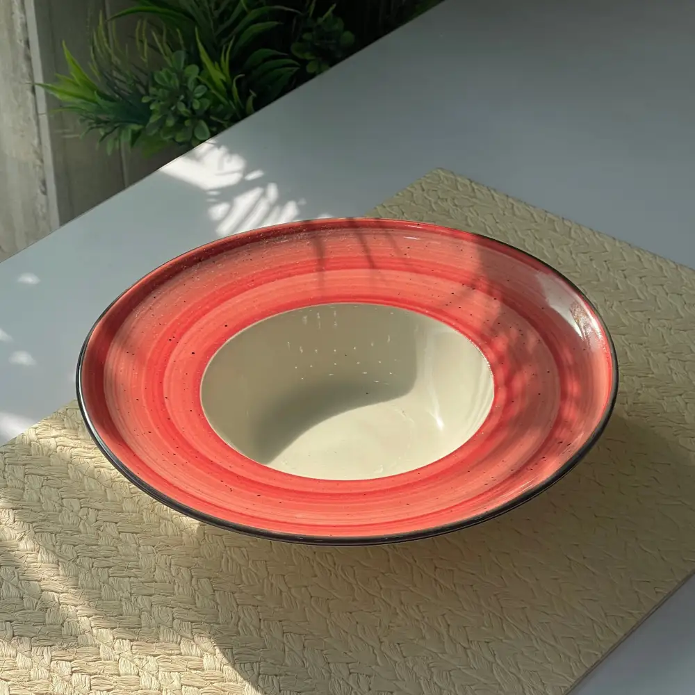 Minimal Table Ceramic Pasta Plate