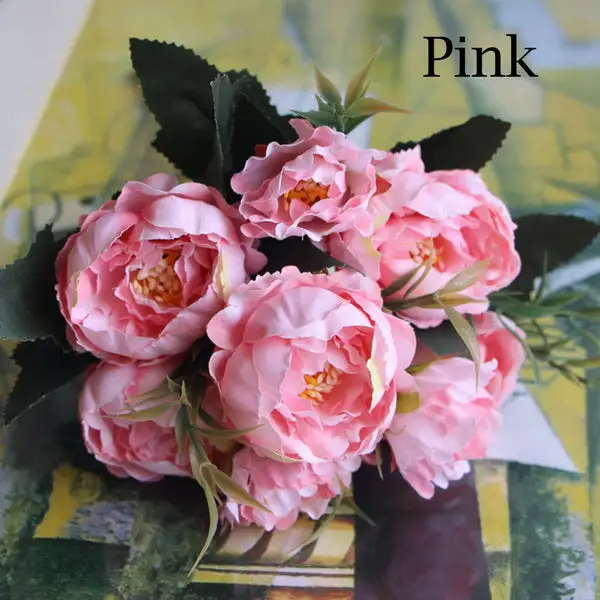 Layered Artificial Peony Bouquet