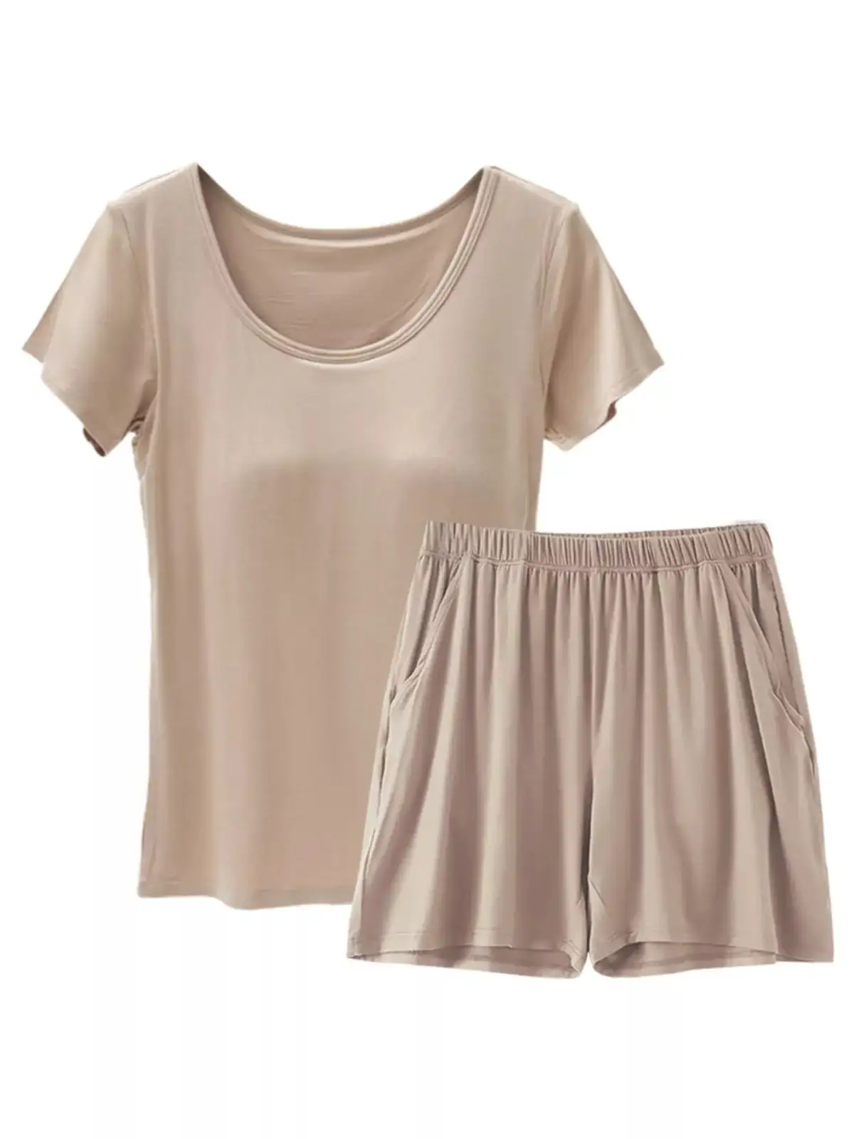 Relaxed Refined Pocketed Shirt and Shorts Matching Set