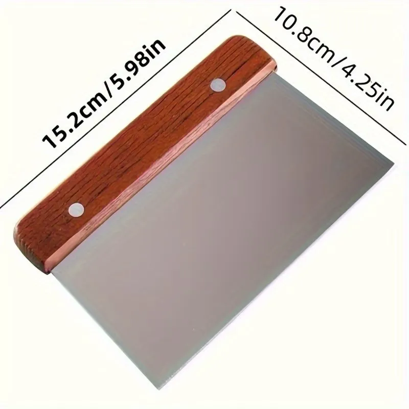 Wooden Handle Dough Cutter