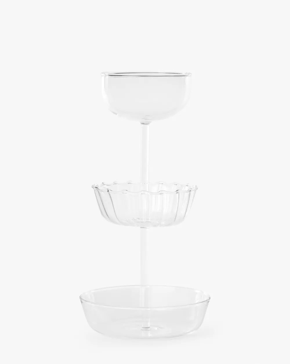 Tiered Glass Tray