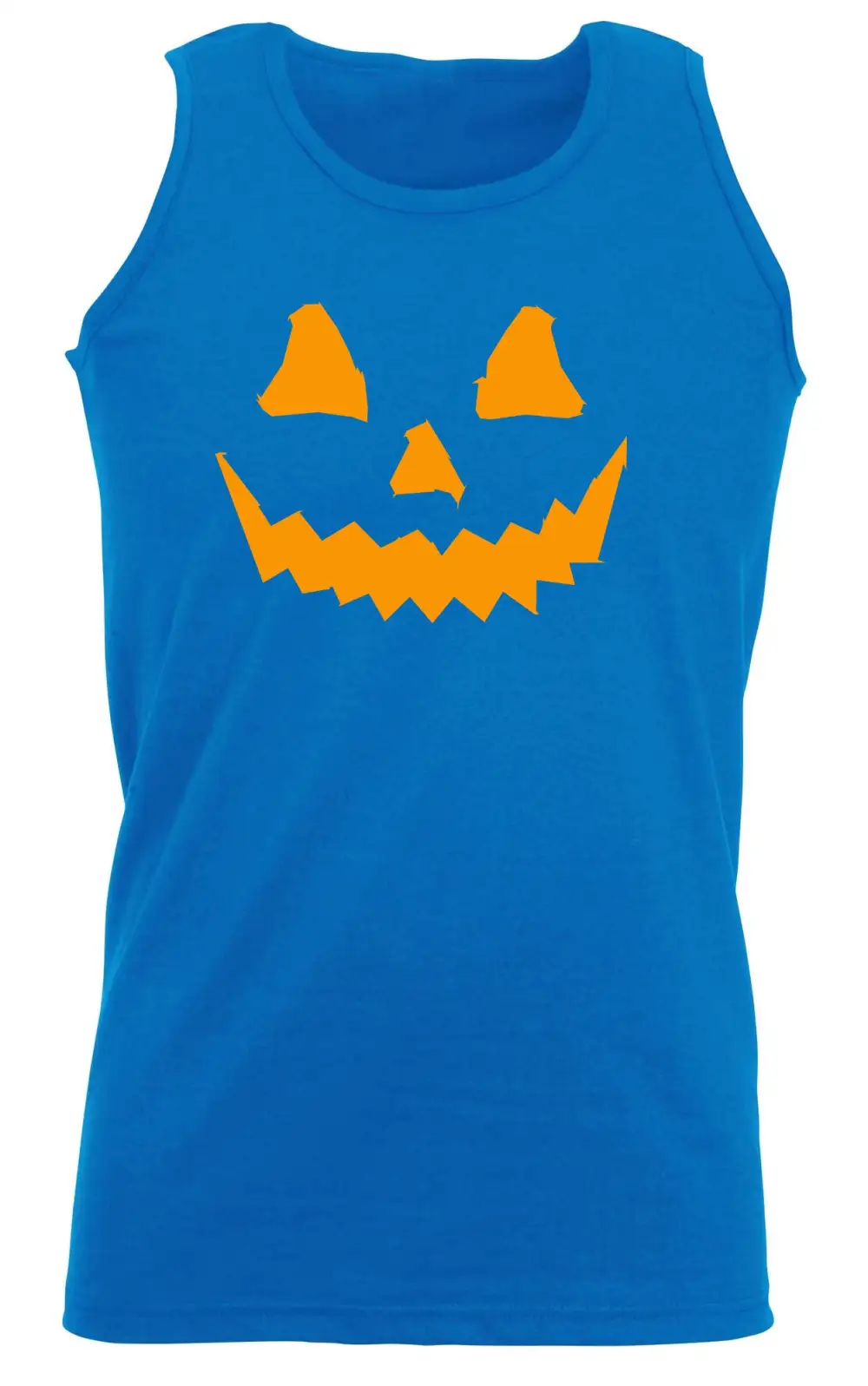 Orange Smile Graphic Tank Top