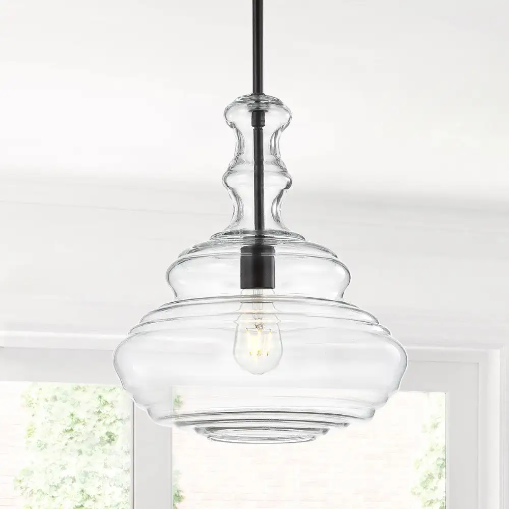 Glass Metal LED Pendant