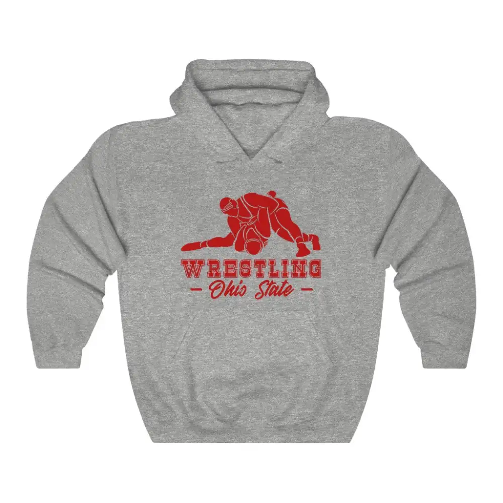 Lettered Wrestling Graphic Hoodie
