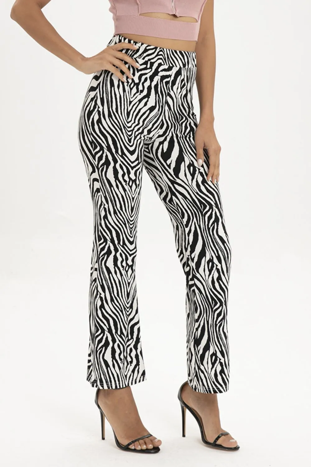 Straight Leg High Waist Pants