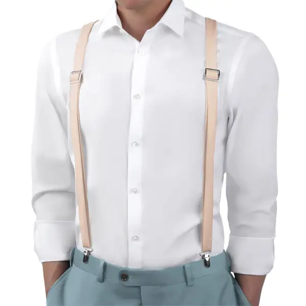 Classic Neat Wedding Suspenders
