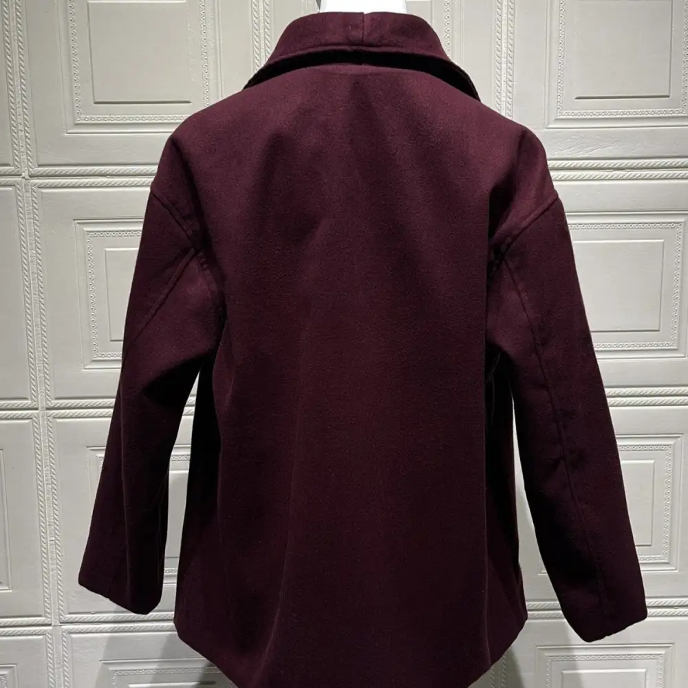 Relaxed Pearl Cascade Coat