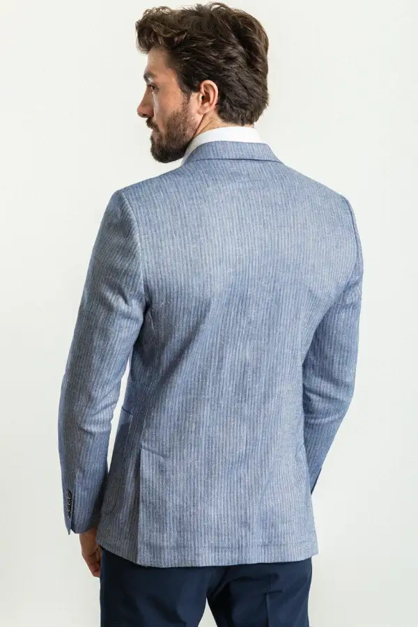 City Slim Fit Plaid Blazer