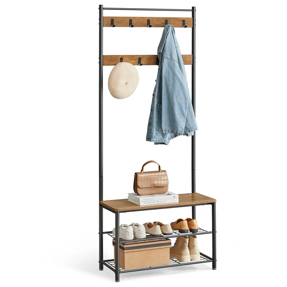 Versatile Coat Rack Hall Tree Bench