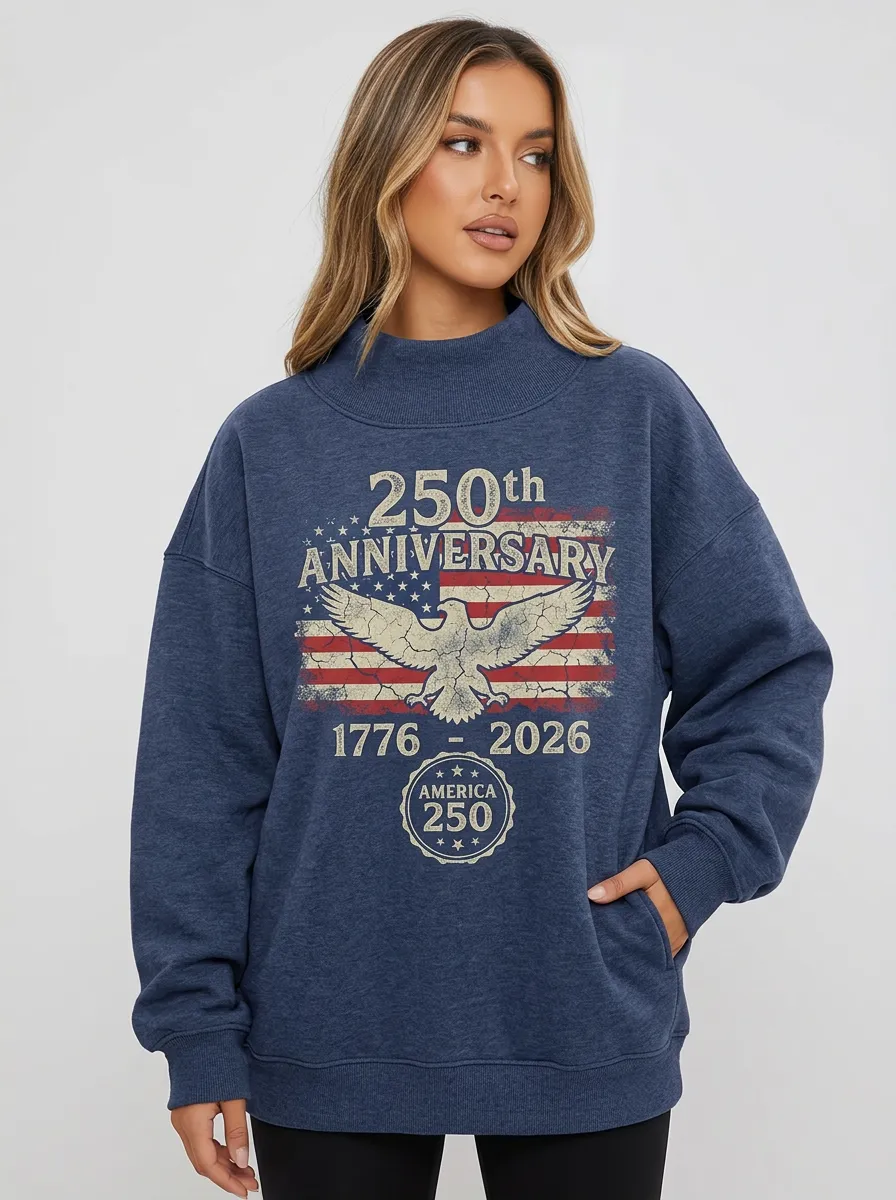 Usa Th Anniversary Sweatshirt Classic