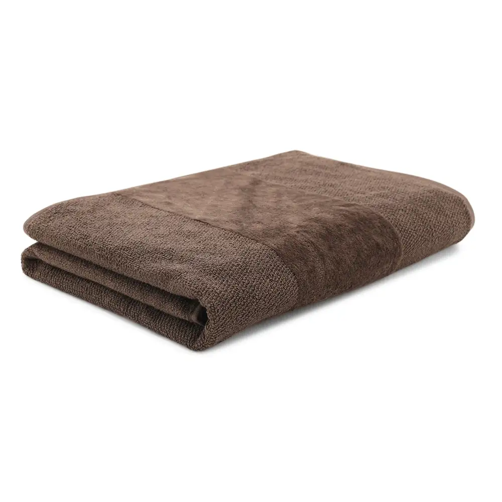 Brown Cotton Bath Towel