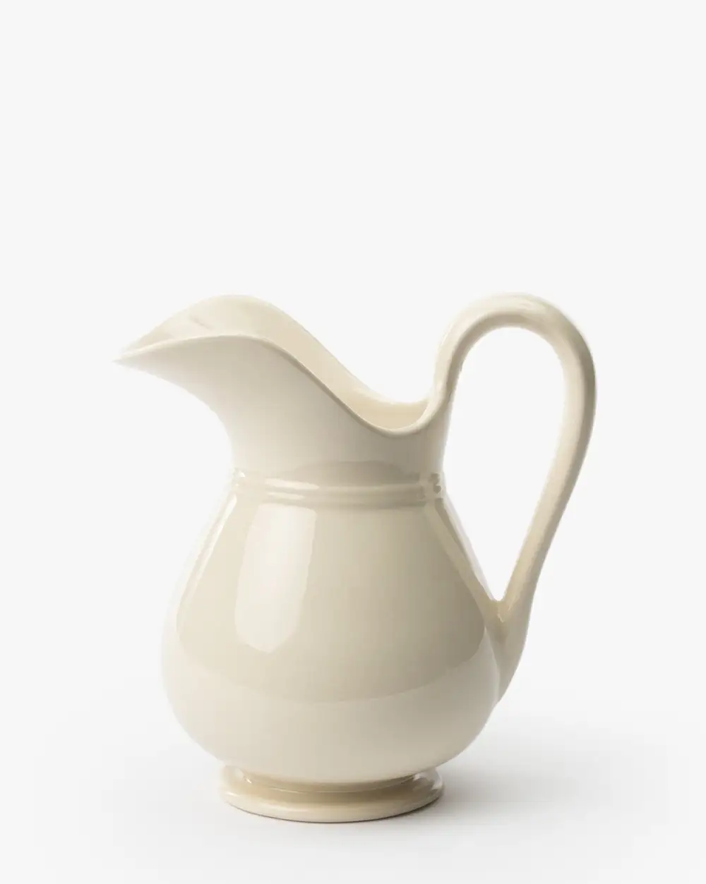 Refined Stoneware Pitcher