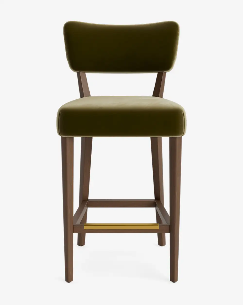 Vintage-Inspired Velvet Stool
