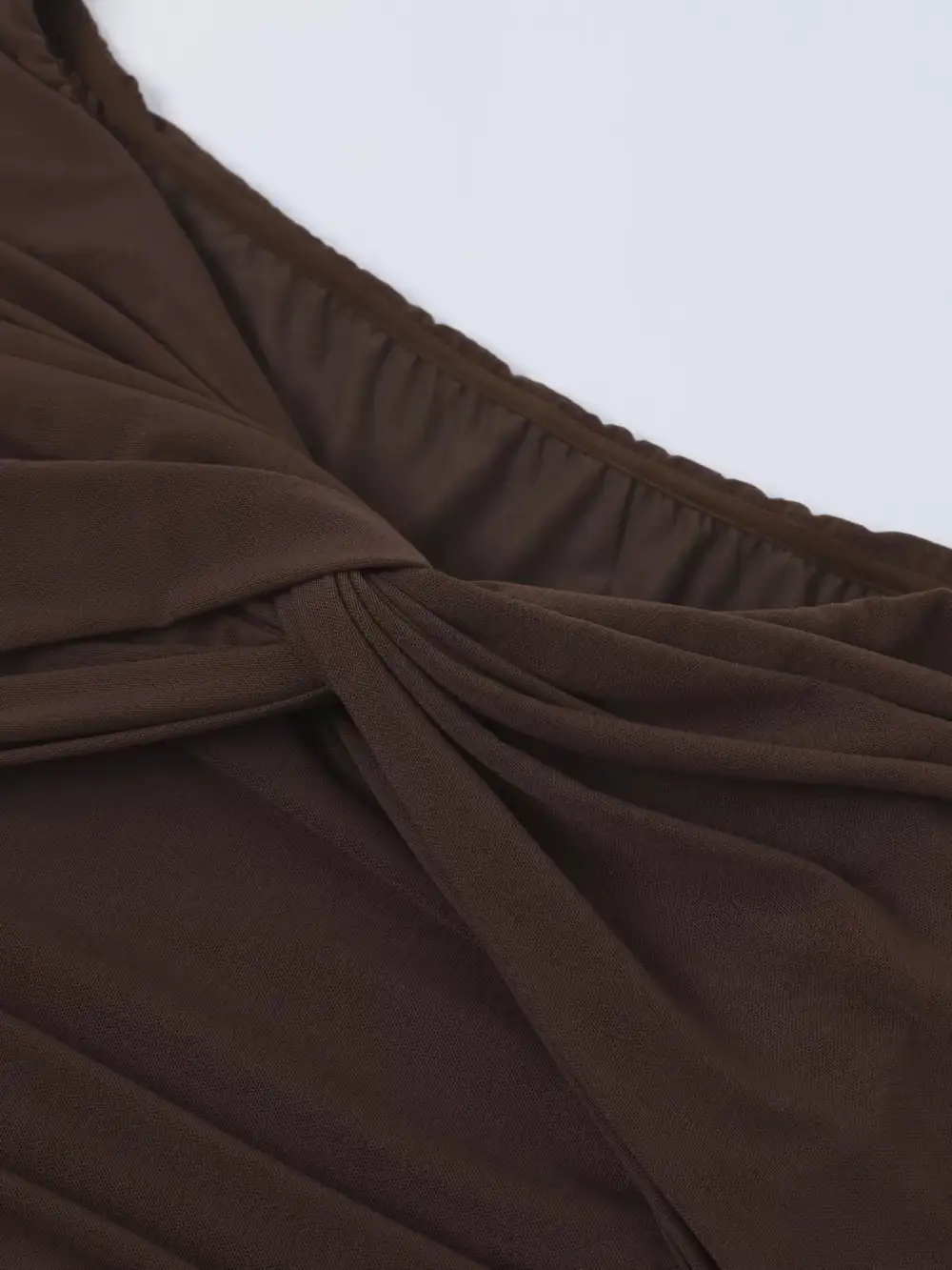 Off Shoulder Ruched Maxi Dress