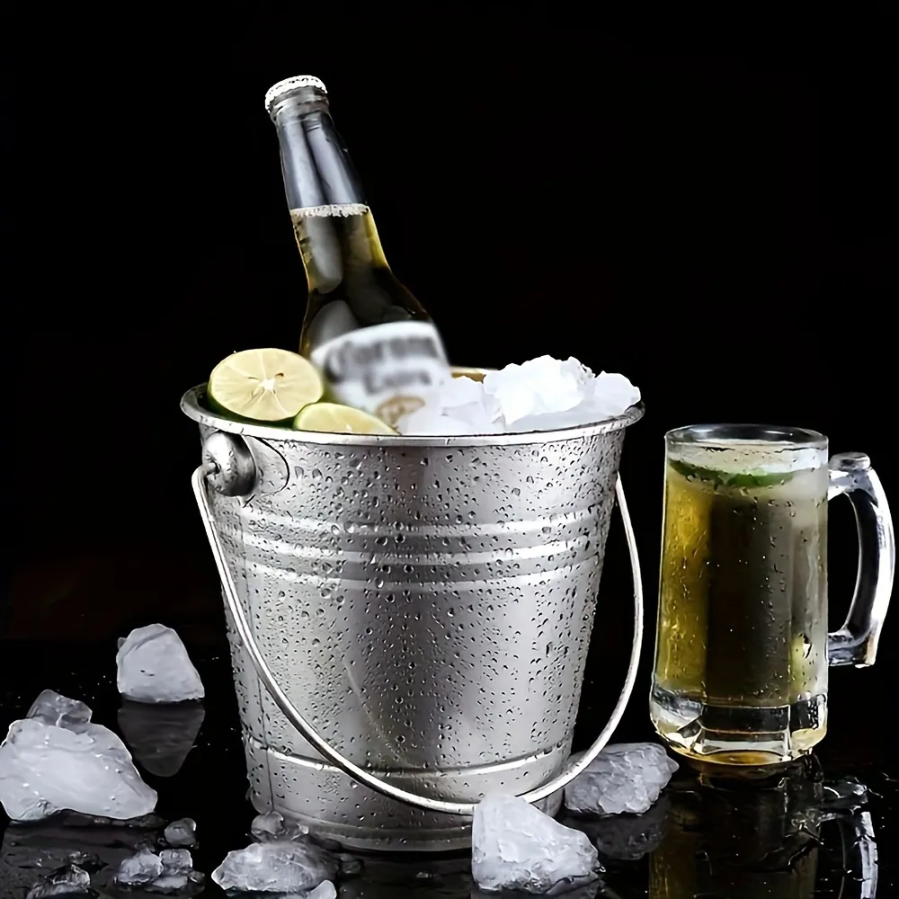 Household & Bar Stainless Steel Ice Bucket