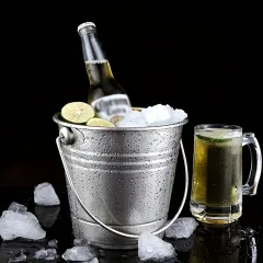 Household & Bar Stainless Steel Ice Bucket