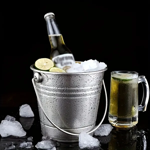 Household & Bar Stainless Steel Ice Bucket