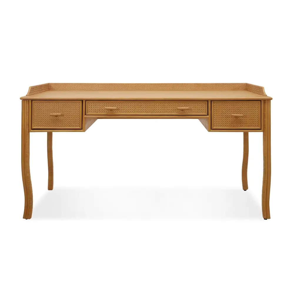 Cane Bamboo Writing Desk