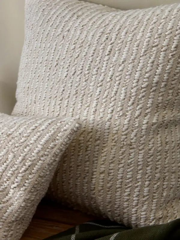 Classic Striped Patterned Textured Decorative Cushion Cover