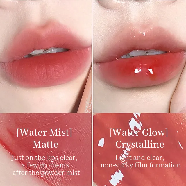 5 Colours Bright Attractive Lip Gloss Plump Moisturizing Waterproof Jelly Watery Mirror Lip Gloss Lipstick