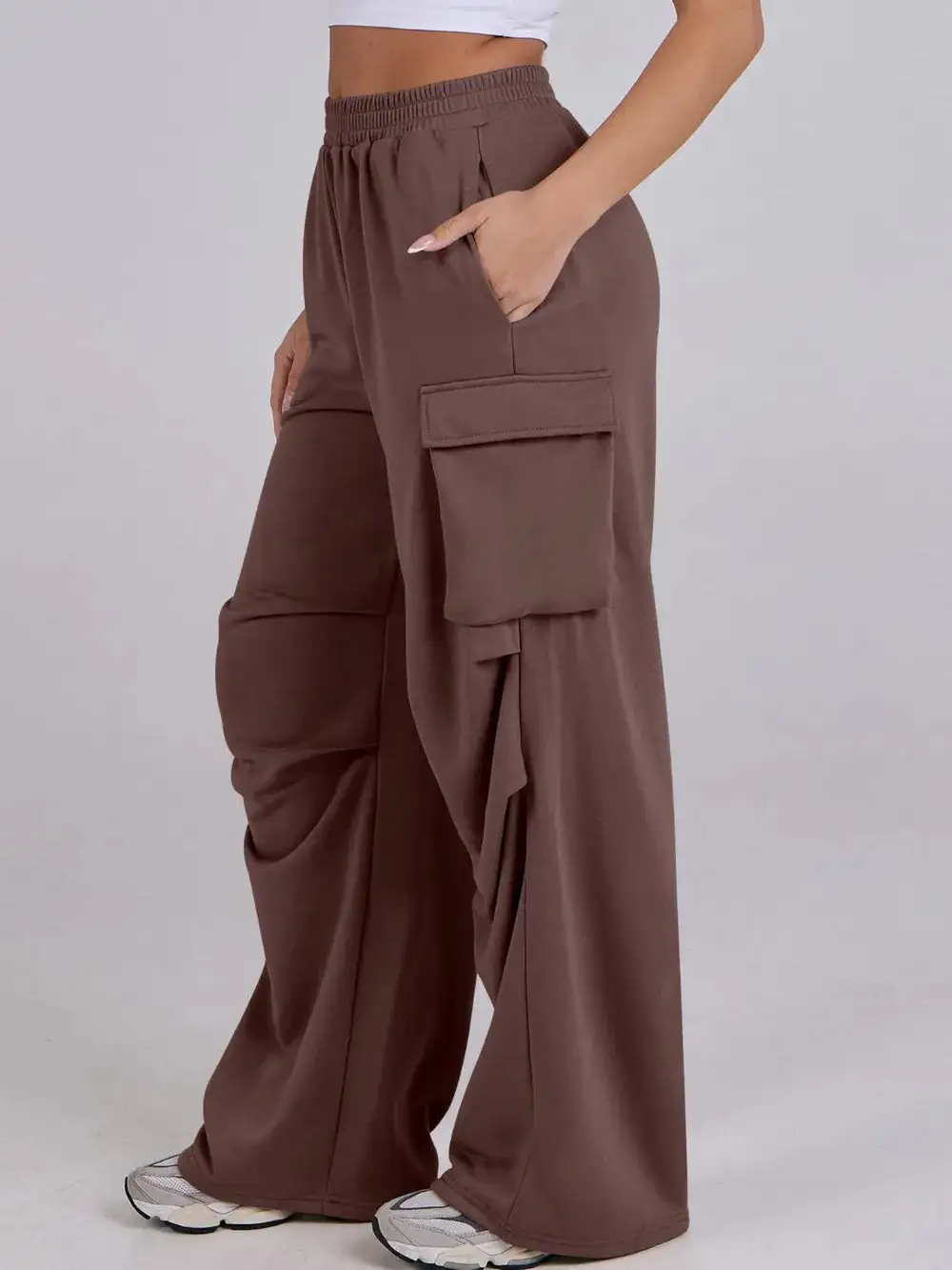High Waist Wide Leg Pants