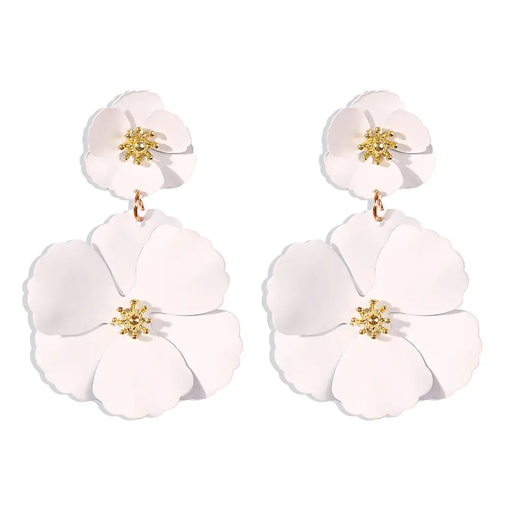 Textural Flower Earrings