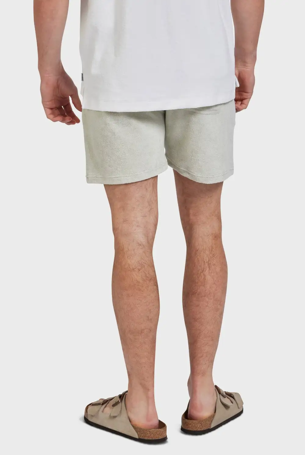Lightweight Terry Lined Drawstring Beach Shorts