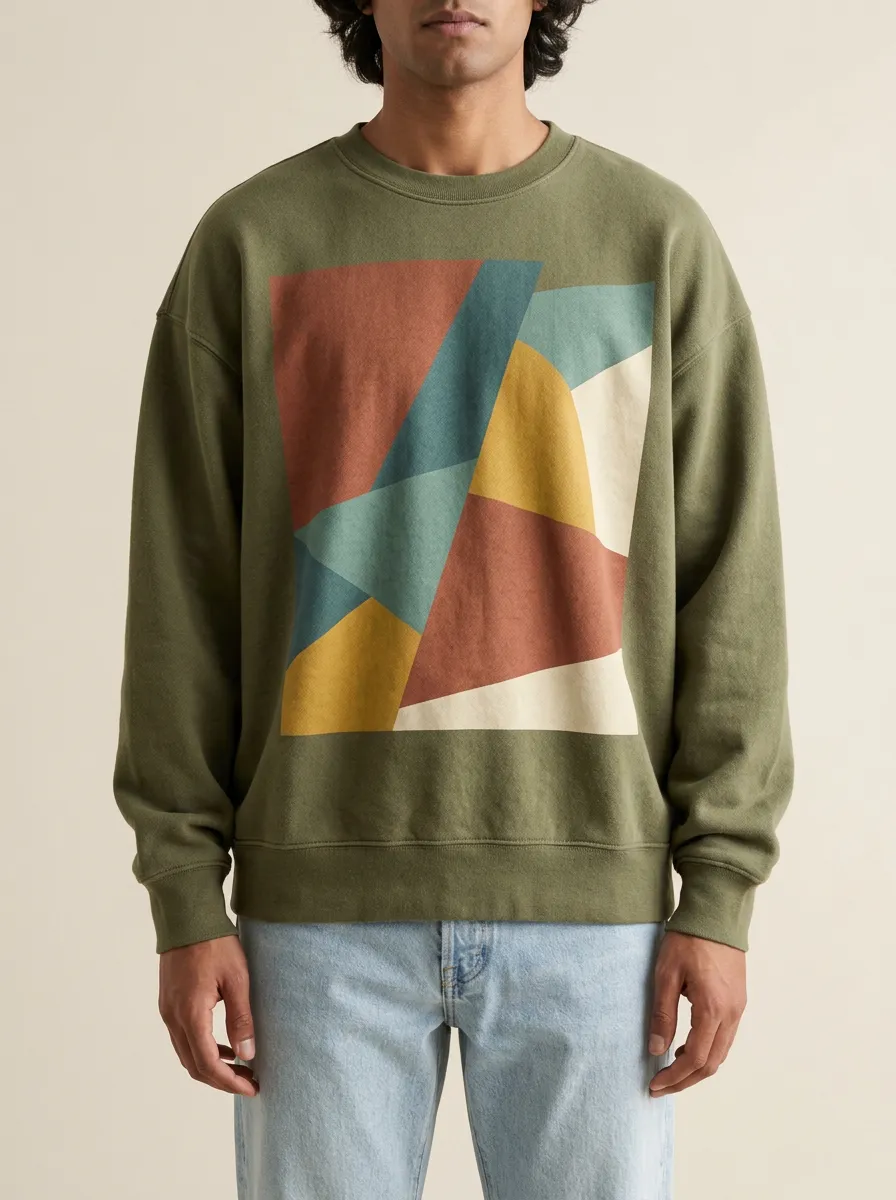 Detailed Abstract Geometric Art Hoodie