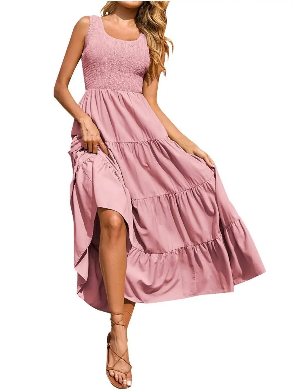 Classic Tiered Casual Dress