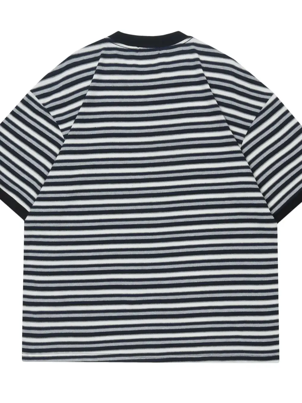 Easy Fit Striped Crew Neck Tee