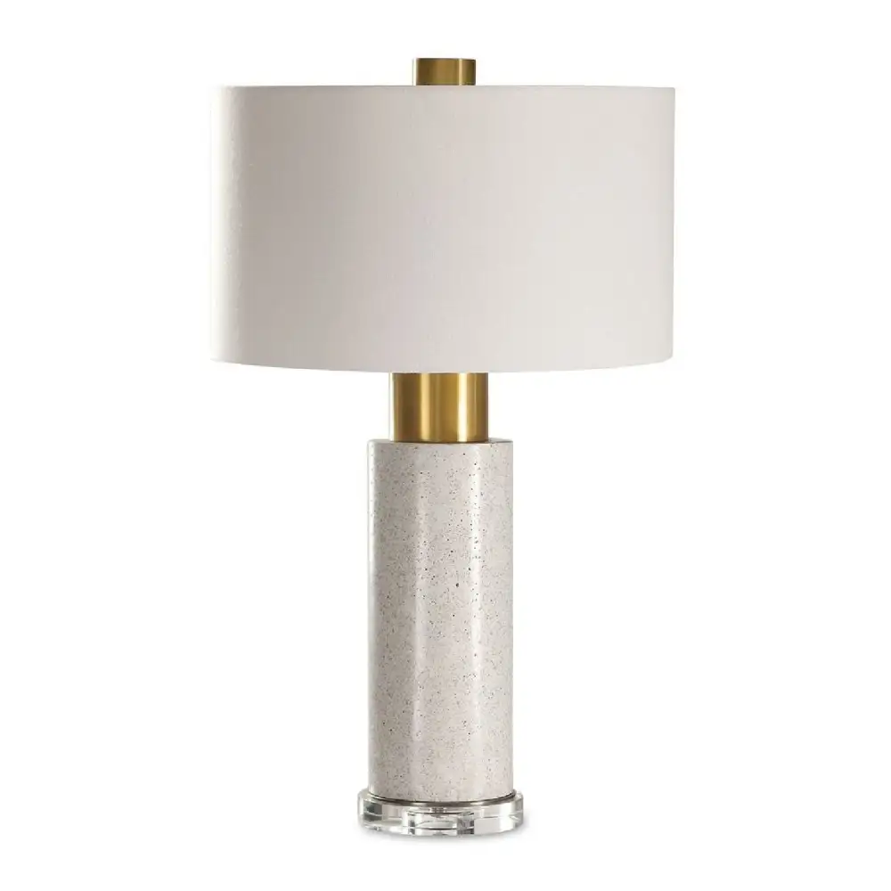 Bleached Concrete Table Lamp