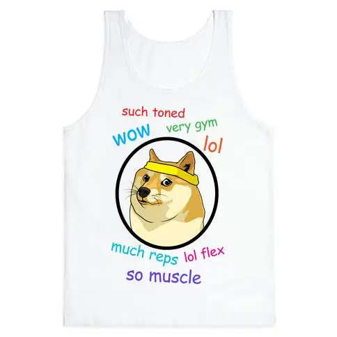 Fitness Pup Graphic Tank Top