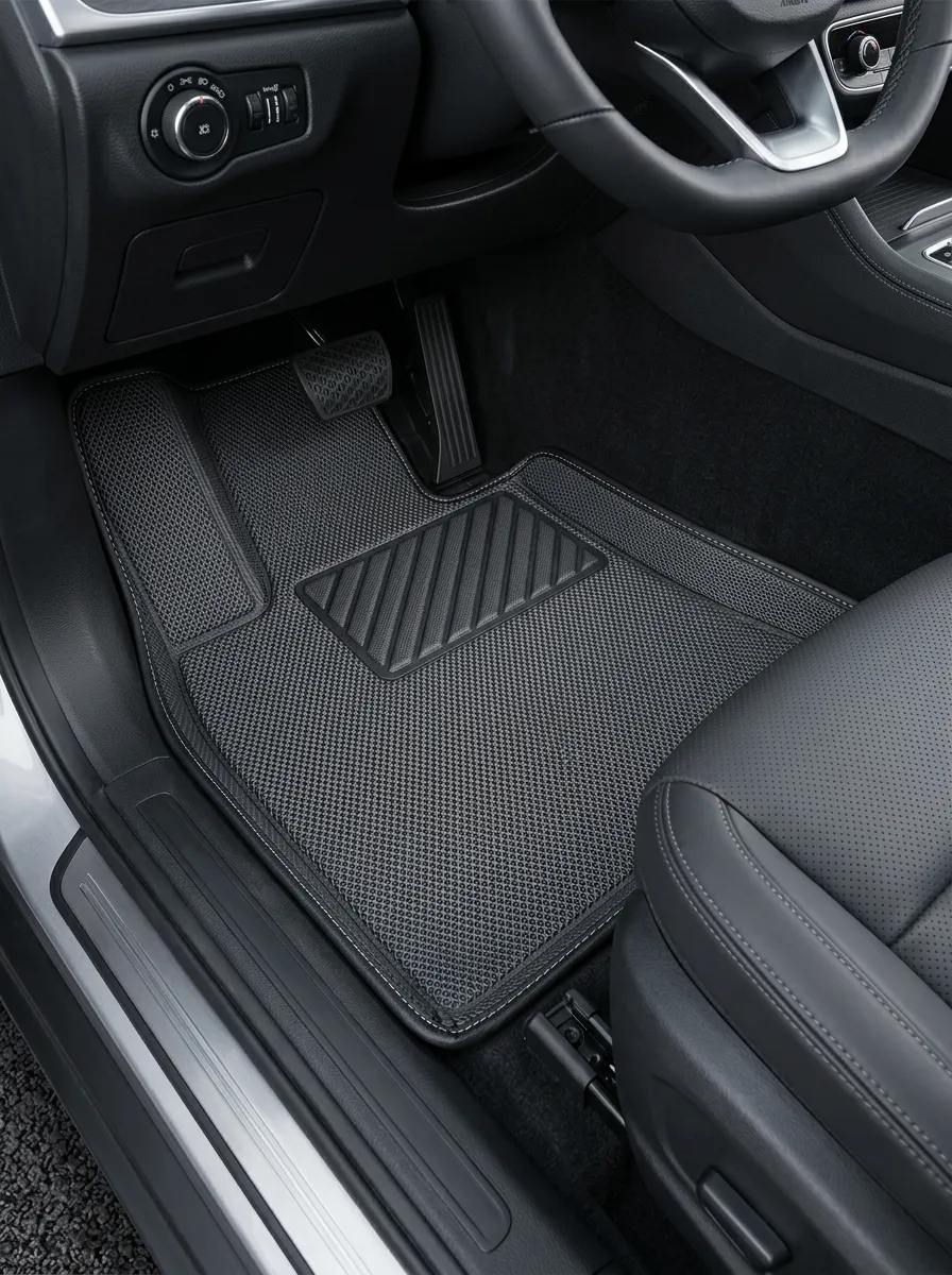 Textured Anti-Slip Vehicle Floor Mat