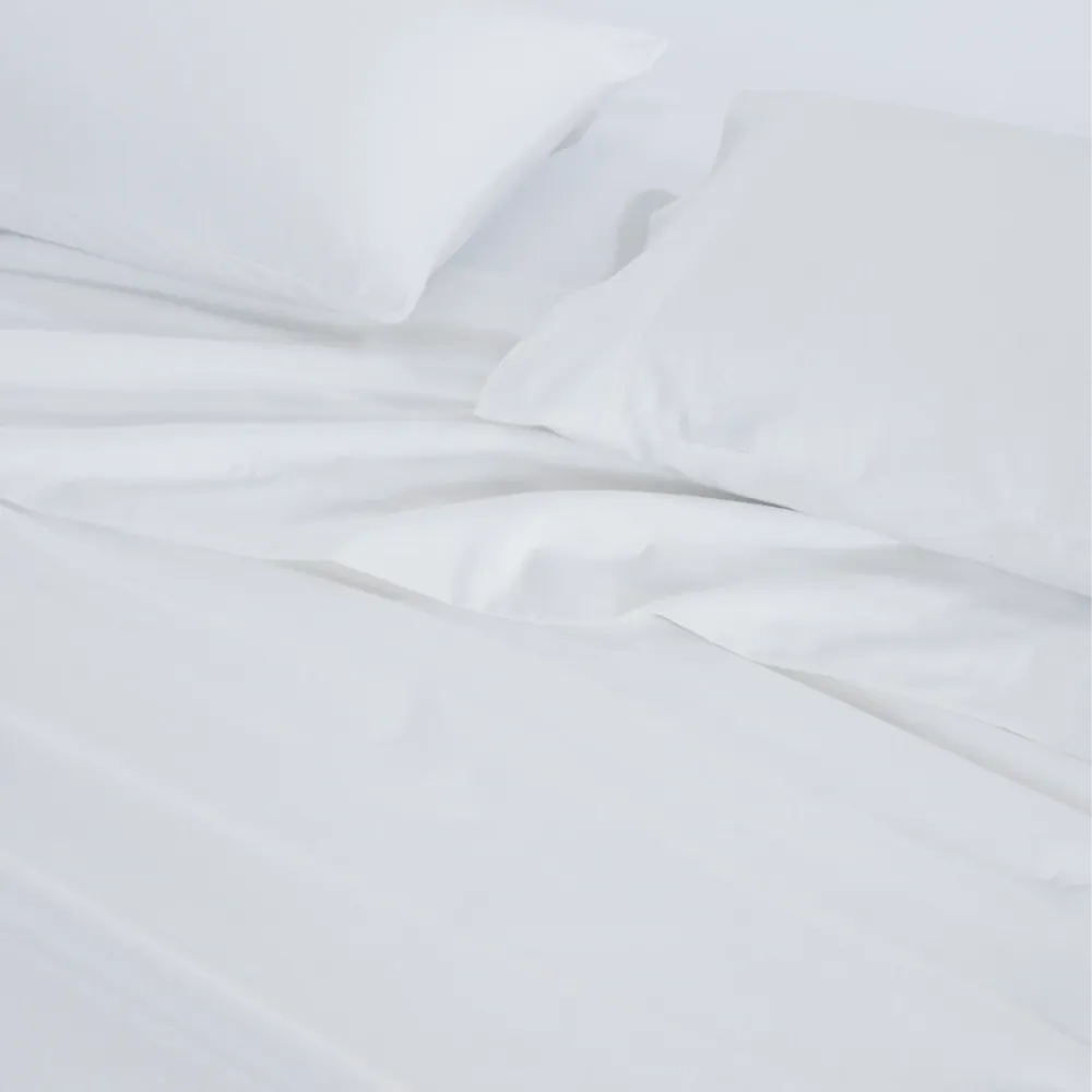 Cotton Flannel Deep Pocket Solid Sheet Bedding Set