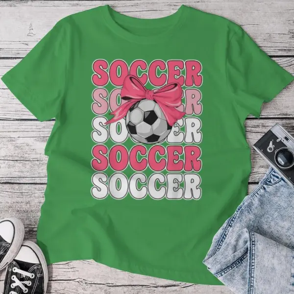 Soccer Player Style Women T-shirt