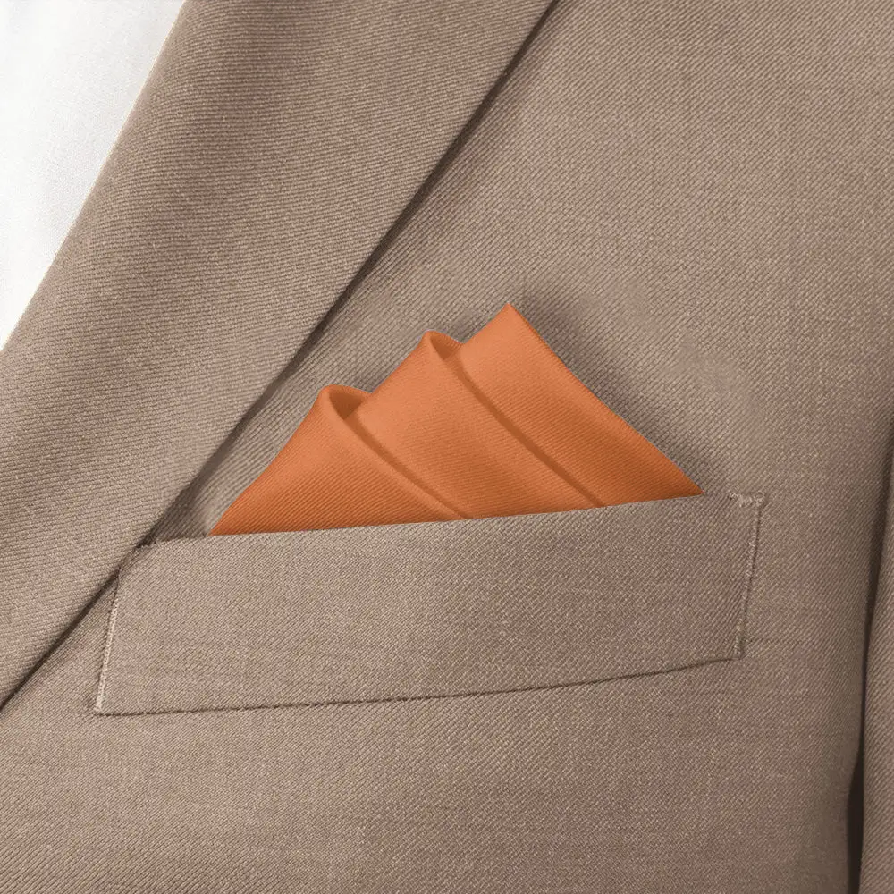 Sophisticated Modern Solid Pocket Square