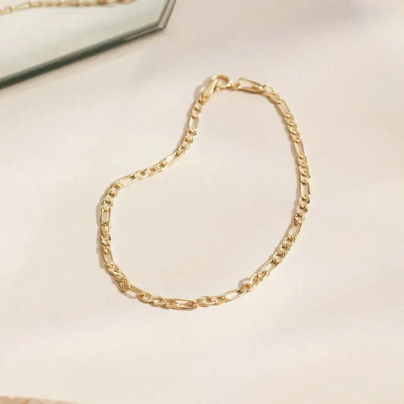Signet Raised Link Bracelet