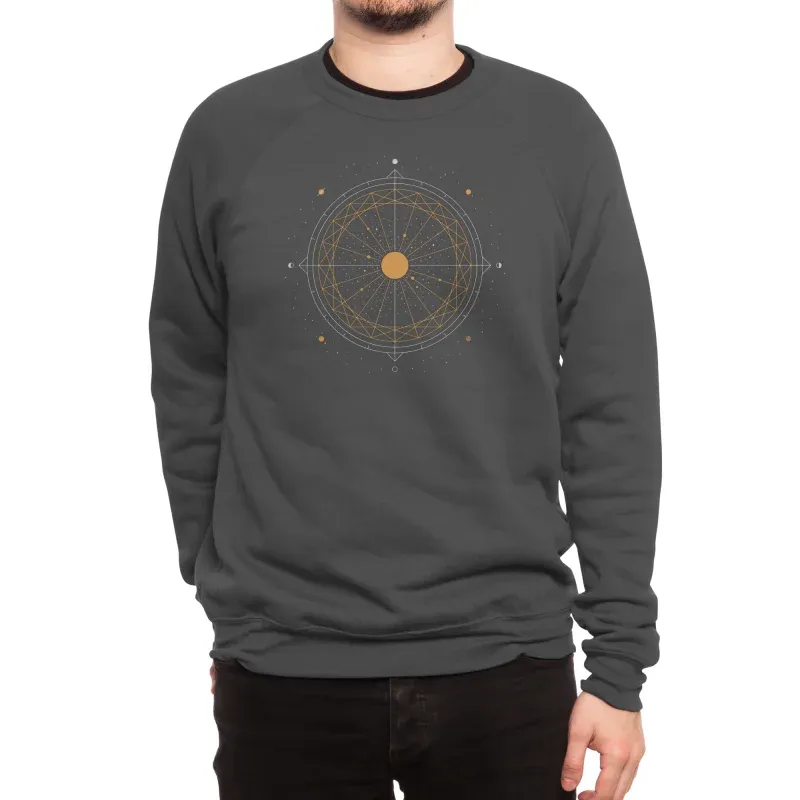 Geometric Celestial Compass Sweatshirt