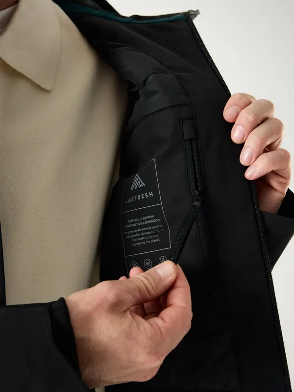 Water-Resistant Parka Black